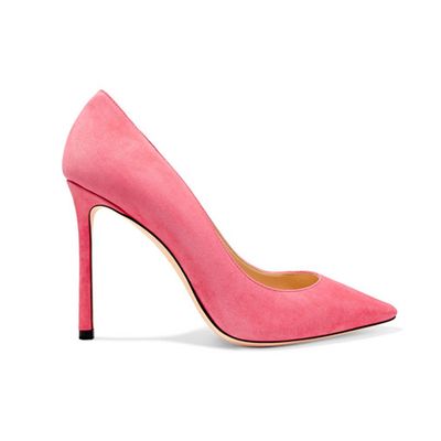 Romy 100 Suede Pumps from Jimmy Choo