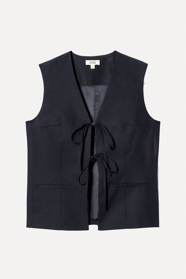 Tie-Front Waistcoat