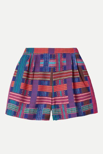 Printed Voile Shorts from Saloni
