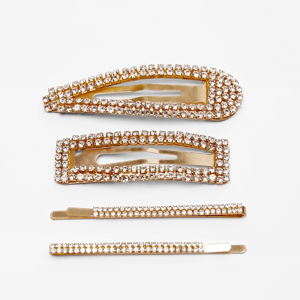  Pack Of Bejewelled Hair Clips from Zara 