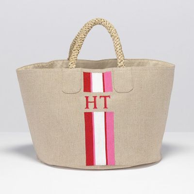 Multi Stripe Canvas Shopper from Rae Feather