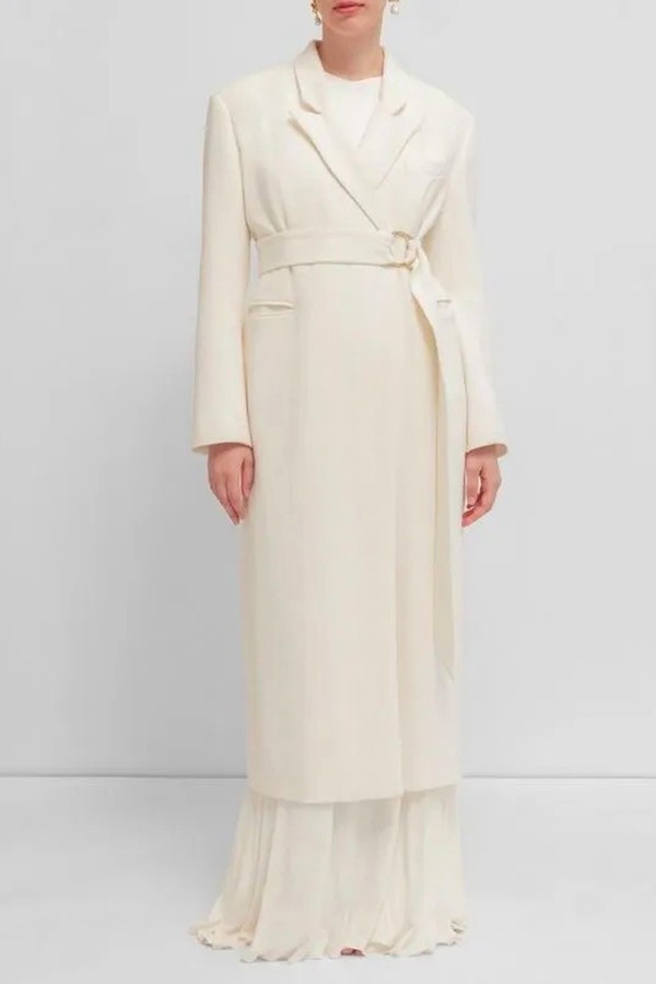 BB:48 Long Line Maxi Coat from BON BRIDÉ