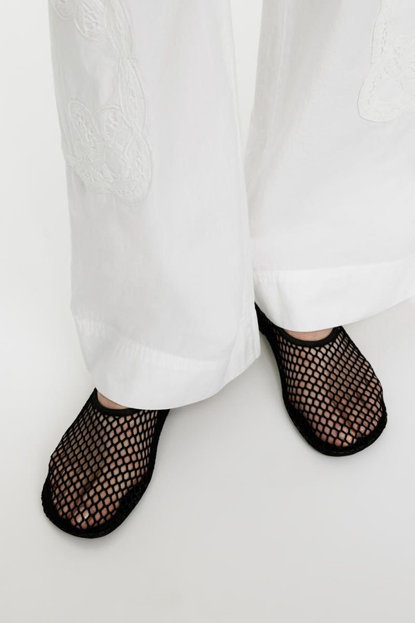 Fishnet Ballet Flats from ARKET