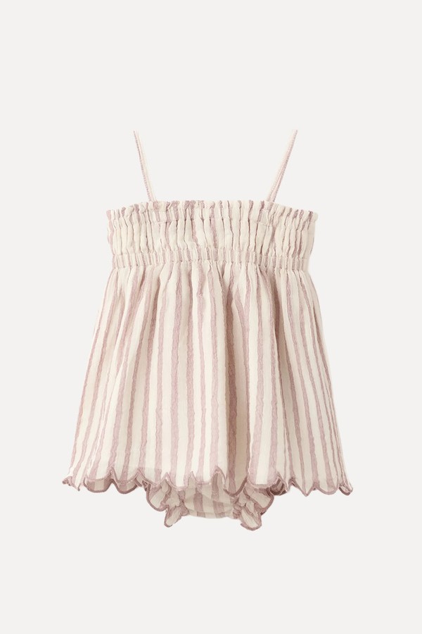 Striped Dress & Romper from Mango