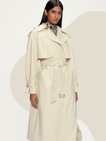 PU Trench Coat