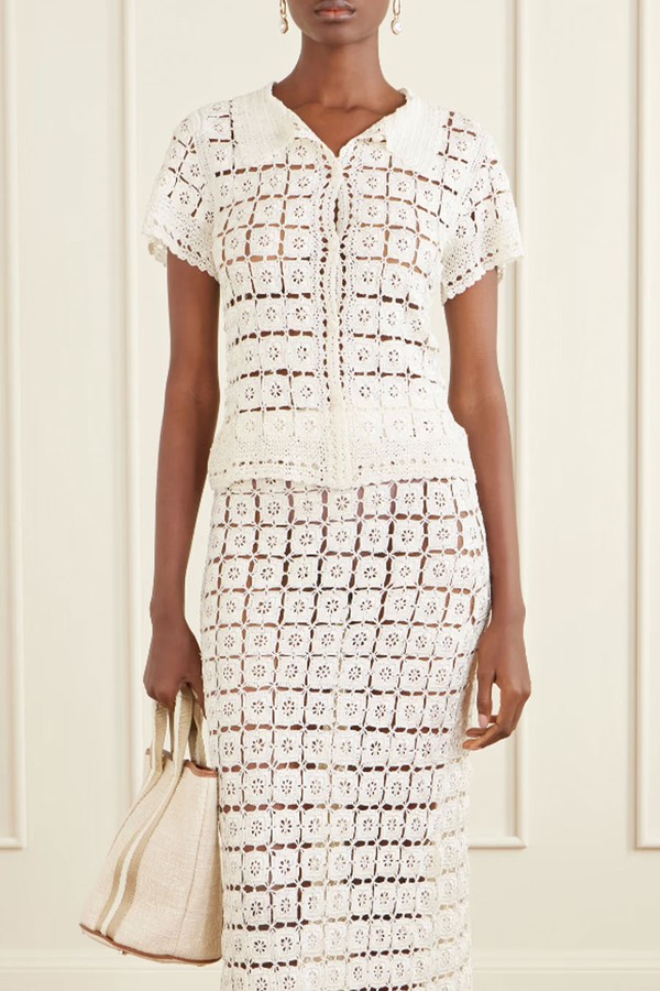 Crocheted Shirt  from Calle Del Mar