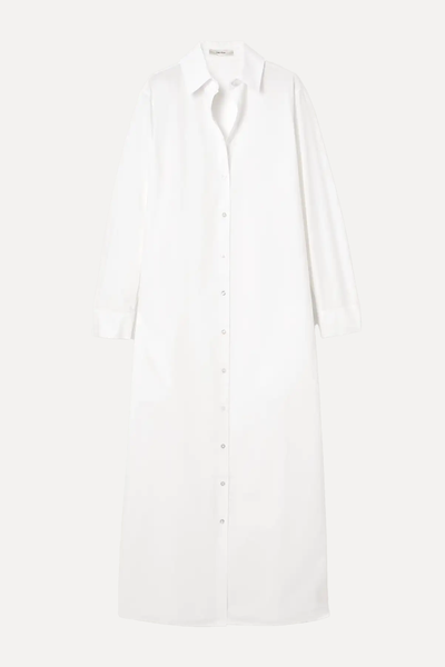 Izumi Cotton-Poplin Shirt Maxi Dress from The Row