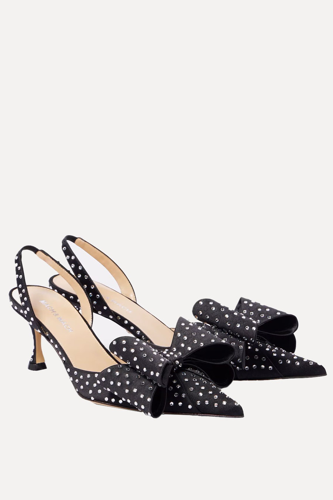 Le Cadeau 65 Embellished Slingback Pumps from Mach & Mach