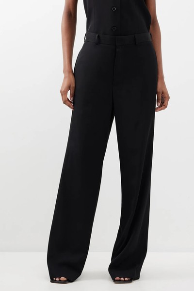 Dream Fluid Straight-Leg Trousers   from Raey 