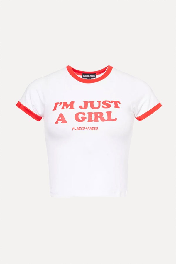Just A Girl Baby T-Shirt from Places & Faces
