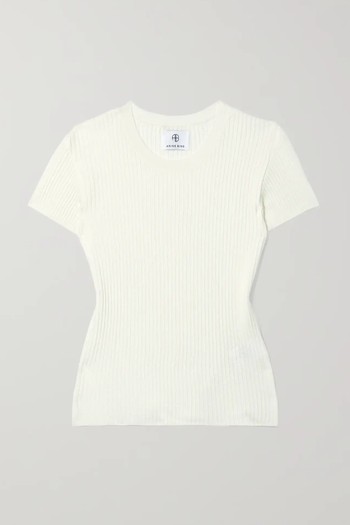 Skylar Ribbed-Knit Sweater from Anine Bing