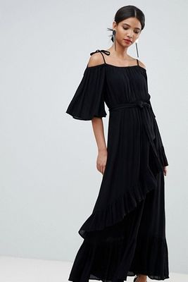 Cold Shoulder Maxi Dress from Y.A.S