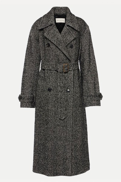 Ronas Wool-Blend Trench Coat from Dries Van Noten