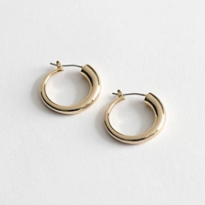 Gold Mini Hoop Earrings from & Other Stories