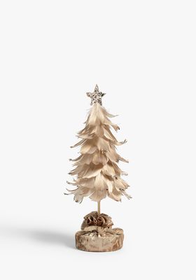 Gold Feather Mini Table Tree from John Lewis