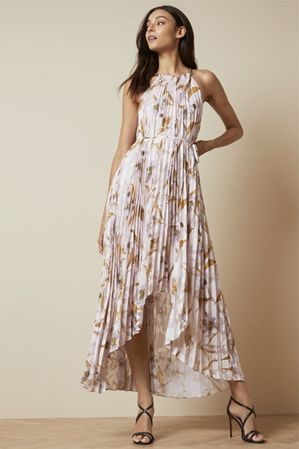 Cabana Pleated Maxi Dress