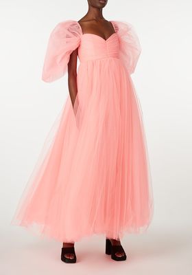 Draped Corset Tulle Dress from Anouki