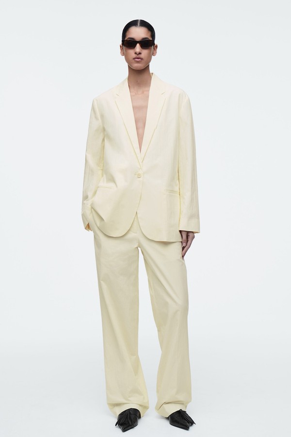 Tailored Cotton Straight-Leg Trousers from COS