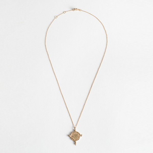 Coin Arrow Pendant Necklace from & Other Stories