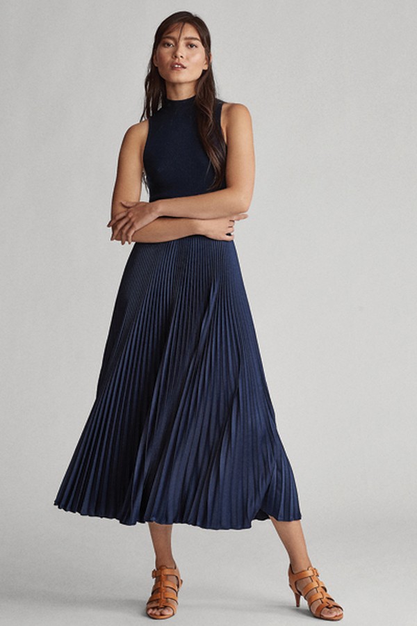 Sleeveless Mockneck Dress