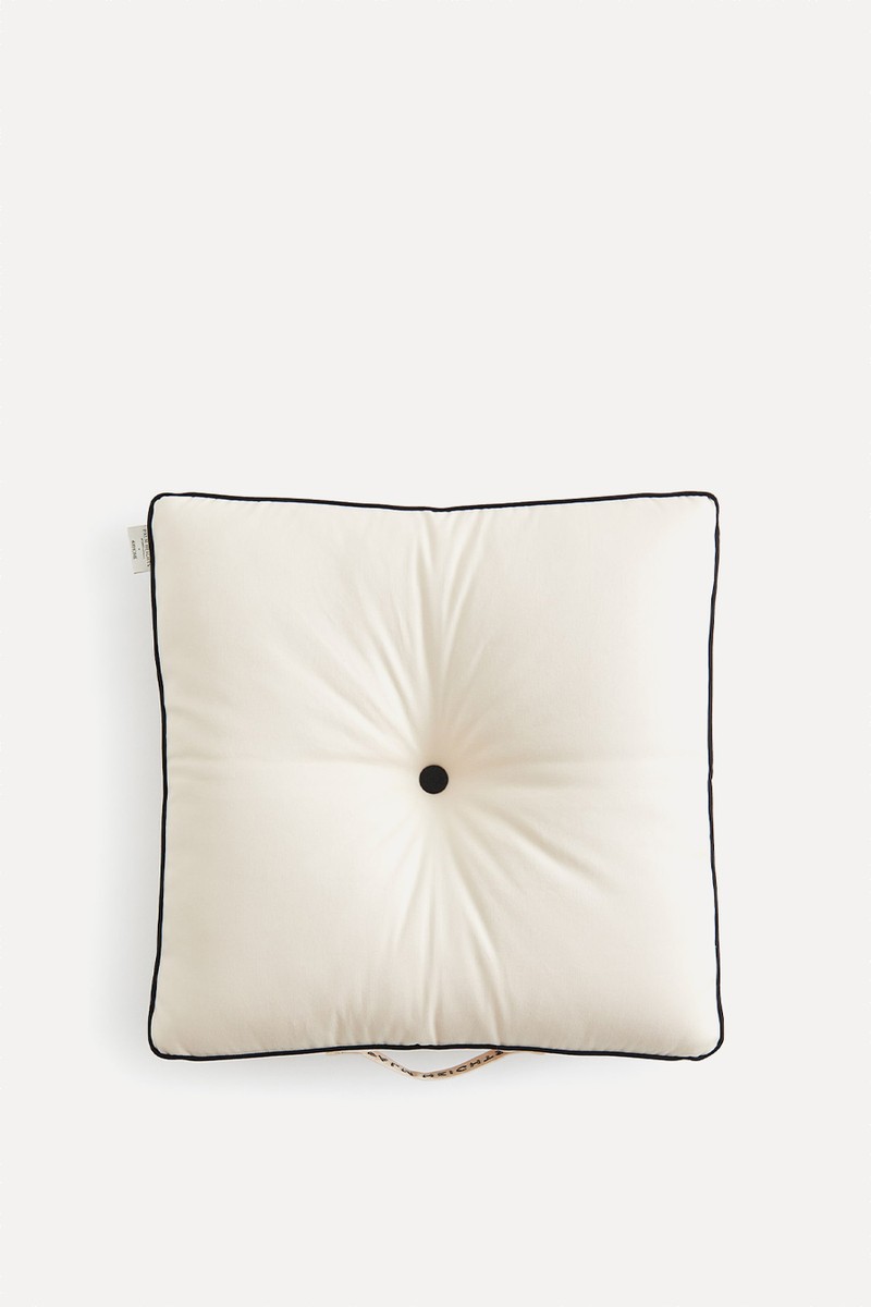 Piping-Detail Cushion from Palm Heights x H&M