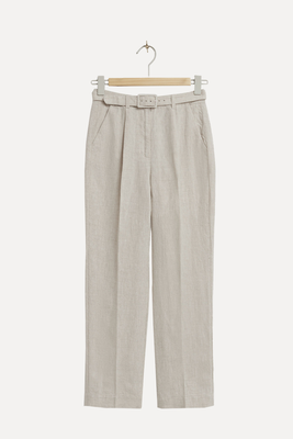 High Waist Tapered Leg Trousers from & Other Stories