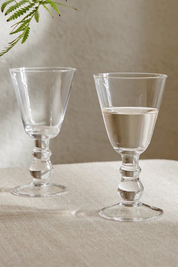 Set of 6 Greenwich White Wine Glasses from Neptune 