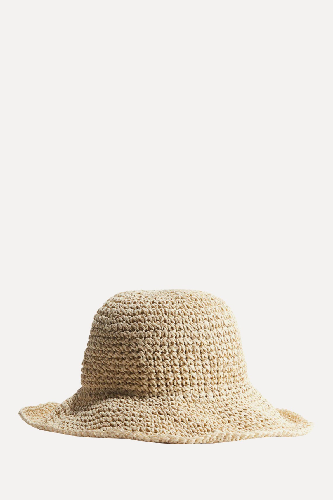 Wavy-Brim Straw Hat from H&M