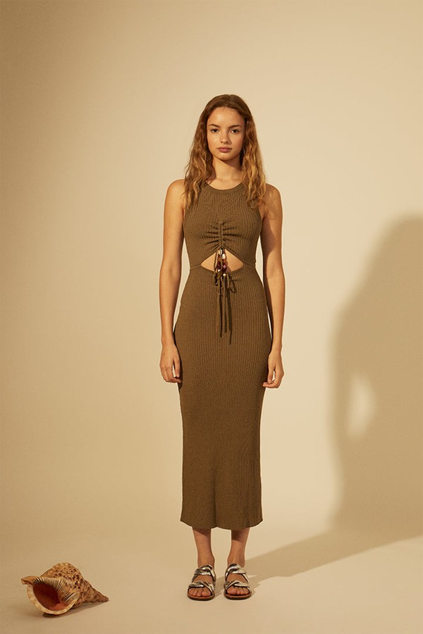 Mesh Cut-Out Dress   from Tresse Paris