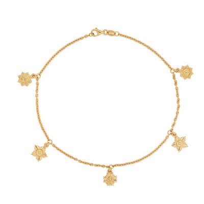 Maiden Gold-Plated Anklet from Meadowlark