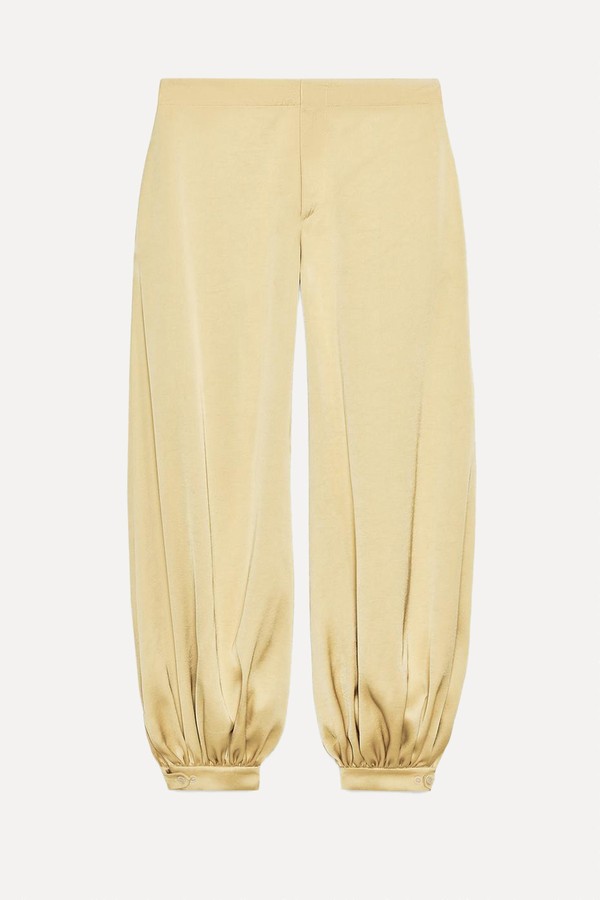 Satin Balloon Trousers from Zara