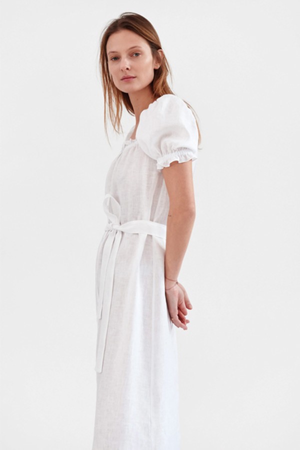 Maxi Dress Brigitte in White