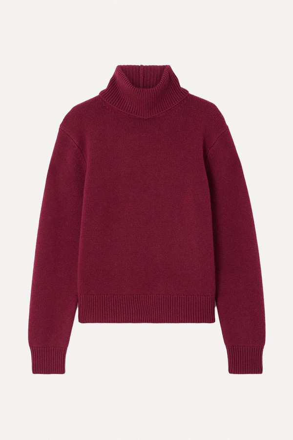 Idra Wool & Cashmere-Blend Turtleneck Sweater from Anine Bing