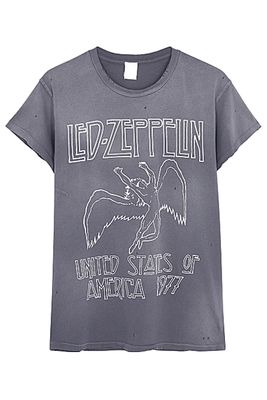 Led Zeppelin USA '77 Cotton T-Shirt from MadeWorn