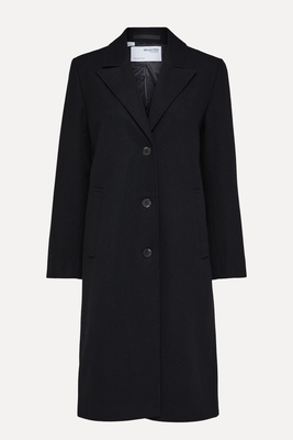 Single-Breasted Coat from Selected Femme