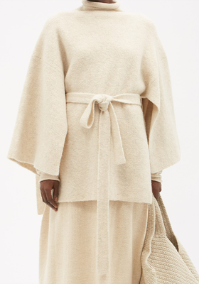 Planes Knitted Poncho  from Lauren Manoogian