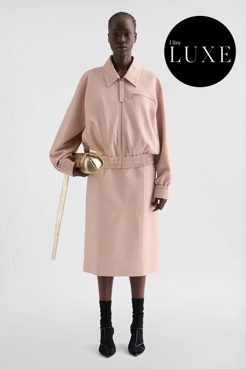 Leather Bomber Jacket from Jil Sander