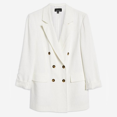 Linen Mix Blazer from Topshop