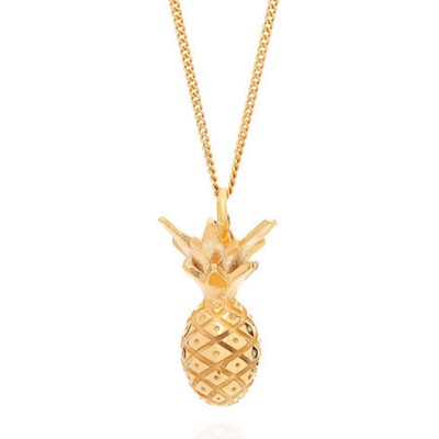 Pineapple Necklace Gold Vermeil from LeeRenee