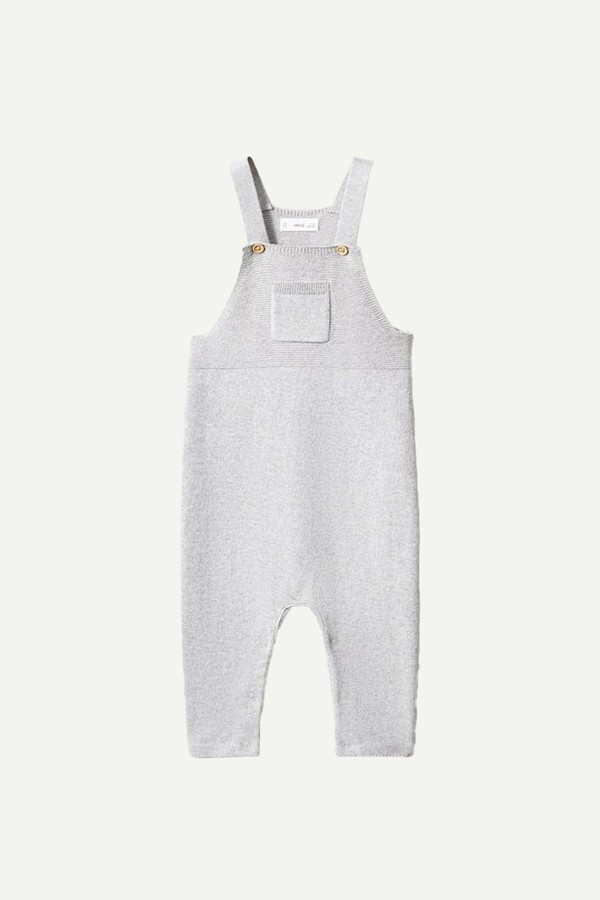Long Knitted Dungarees from Mango