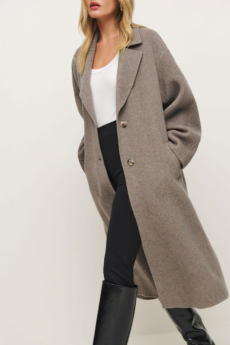Wyatt Double-Faced Coat from Reformation