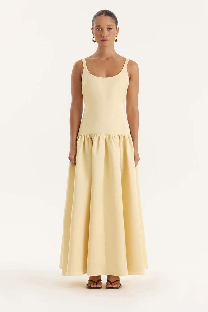 Melinie Drop Waist Maxi Dress from 4th & Reckless