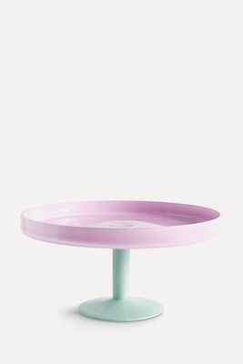 Coloured Crystal Glass Food Display Stand from HAY