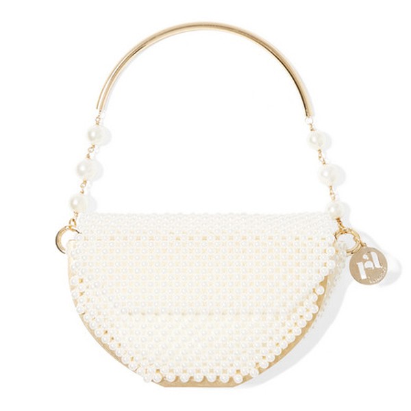 Atena Gold-Tone Faux Pearl Tote from Rosantica