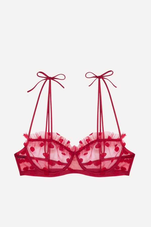 Bouche Underwire Bra With Frills from Le Petit Trou