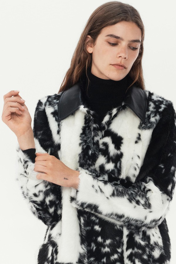 Animal Print Coat from Zara