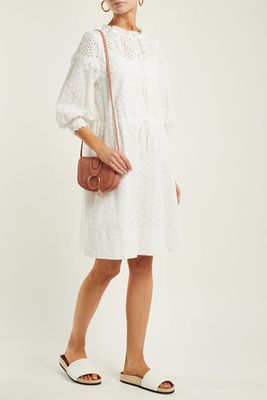 Broderie Anglaise Cotton Dress from See By Chloe