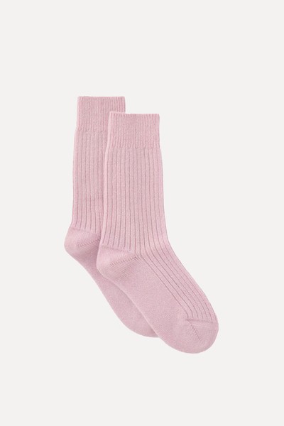 Wool Blend With Cashmere Socks from John Lewis