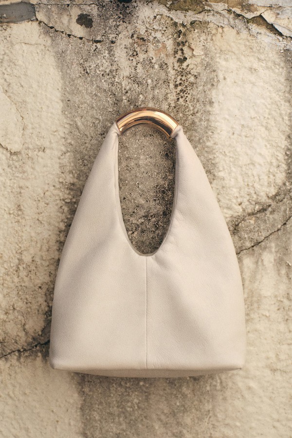 Handbag With Metal Handle from Mango