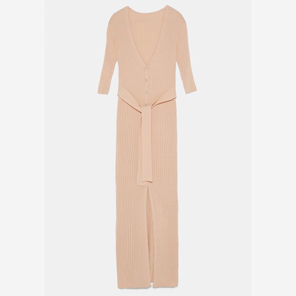 Belted Knit Dress from Zara